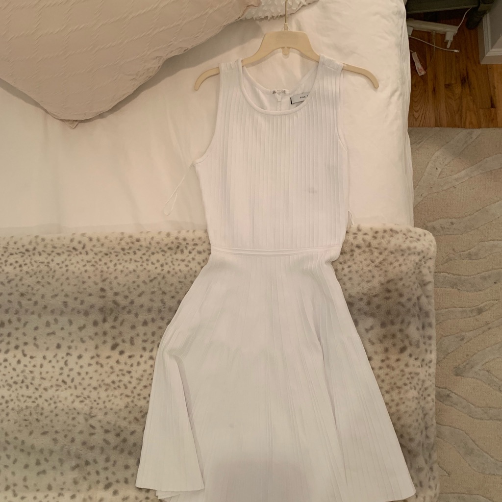 Pink Tartan White Power Stretch Ballet Dress